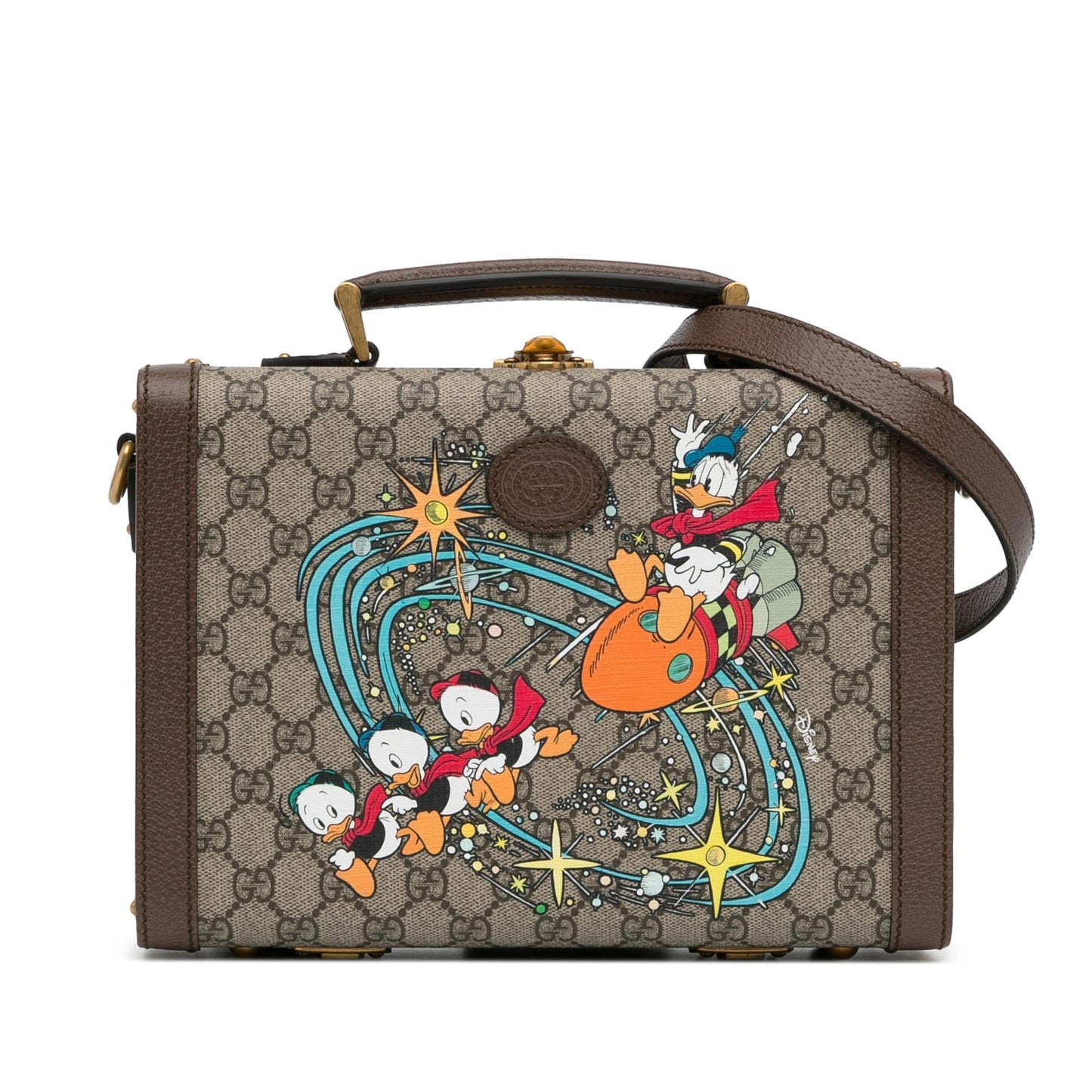 Gucci Disney Supreme Donald Duck Savoy Vanity Case Travel Bag