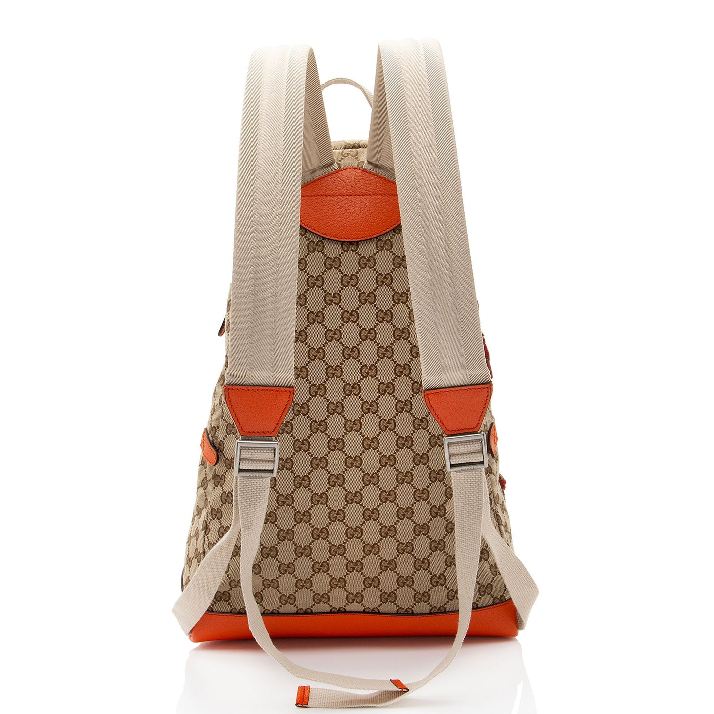 Gucci x North Face GG Backpack Leather Canvas Nylon Beige Shoulder Bag Shf Ek8Yky