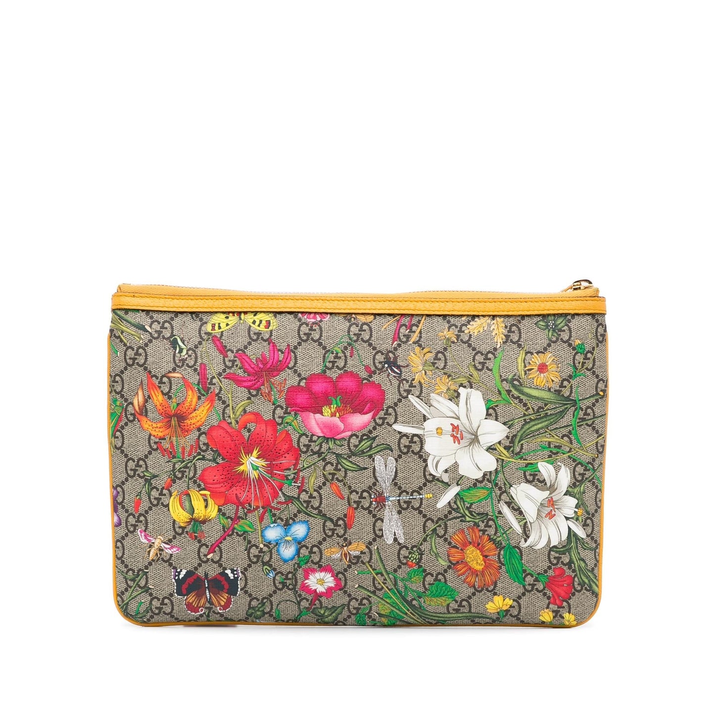 Gucci x Yuko Higuchi Ophidia SHG-x5G95m Canvas Clutch Bag