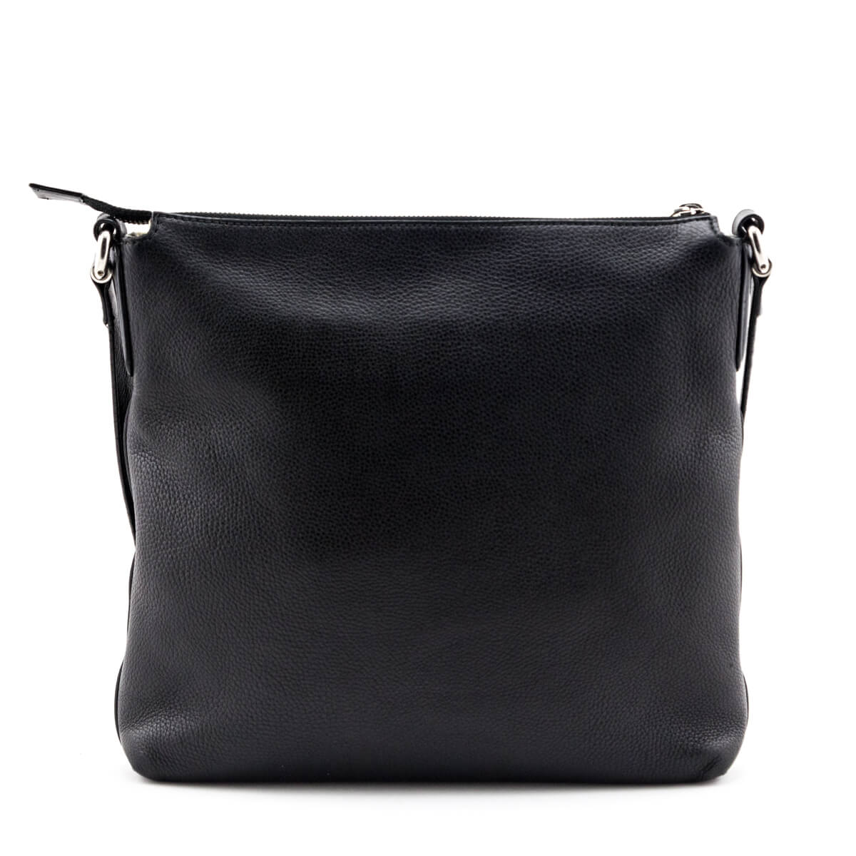 Gucci Black Pebbled Calfskin Medium Soho Messenger Bag