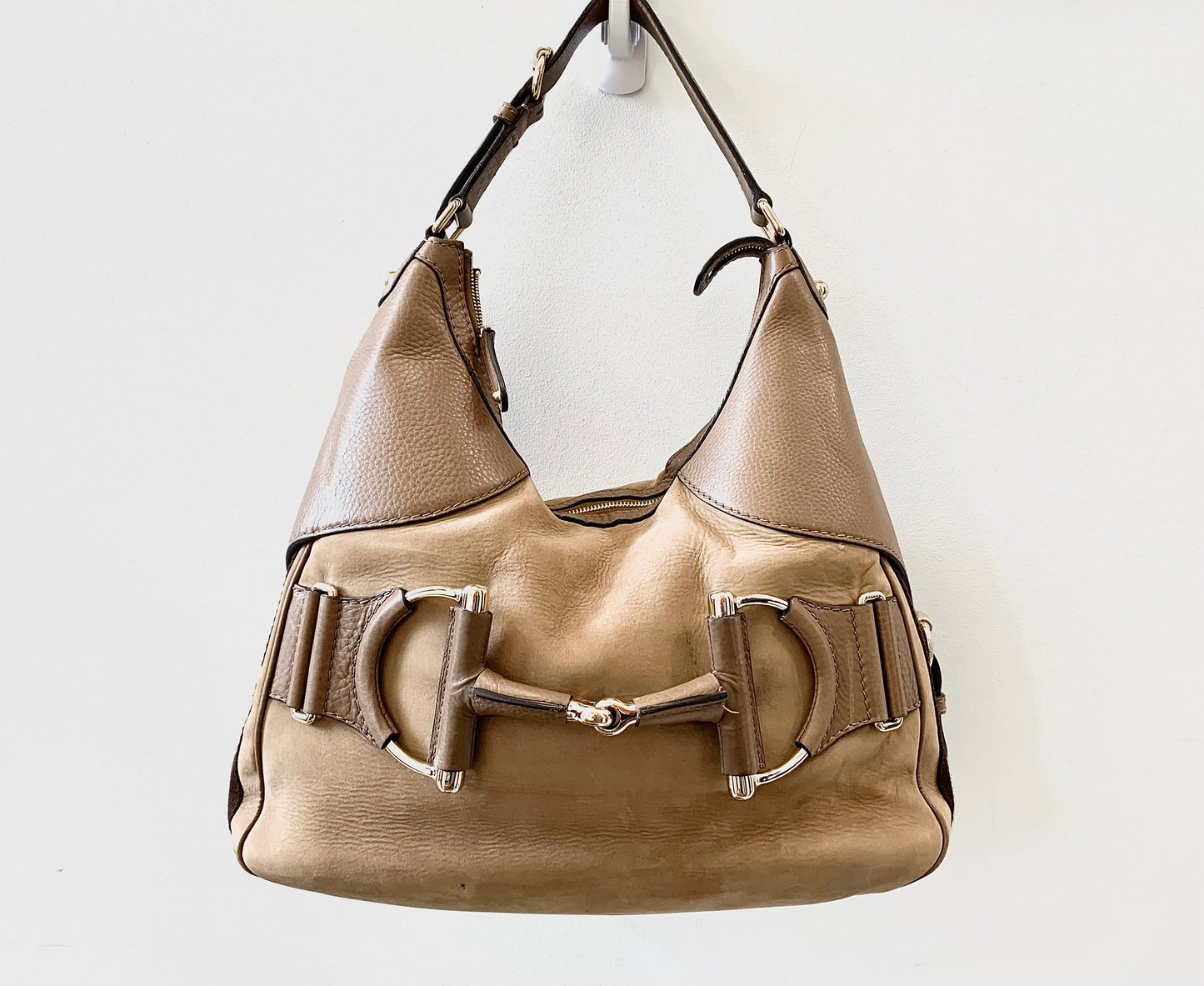 Gucci HORSEBIT HERITAGE Leather Shoulder Bag