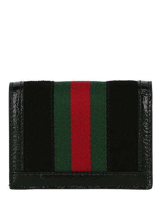 Gucci OPHIDIA Suede Wallet Case
