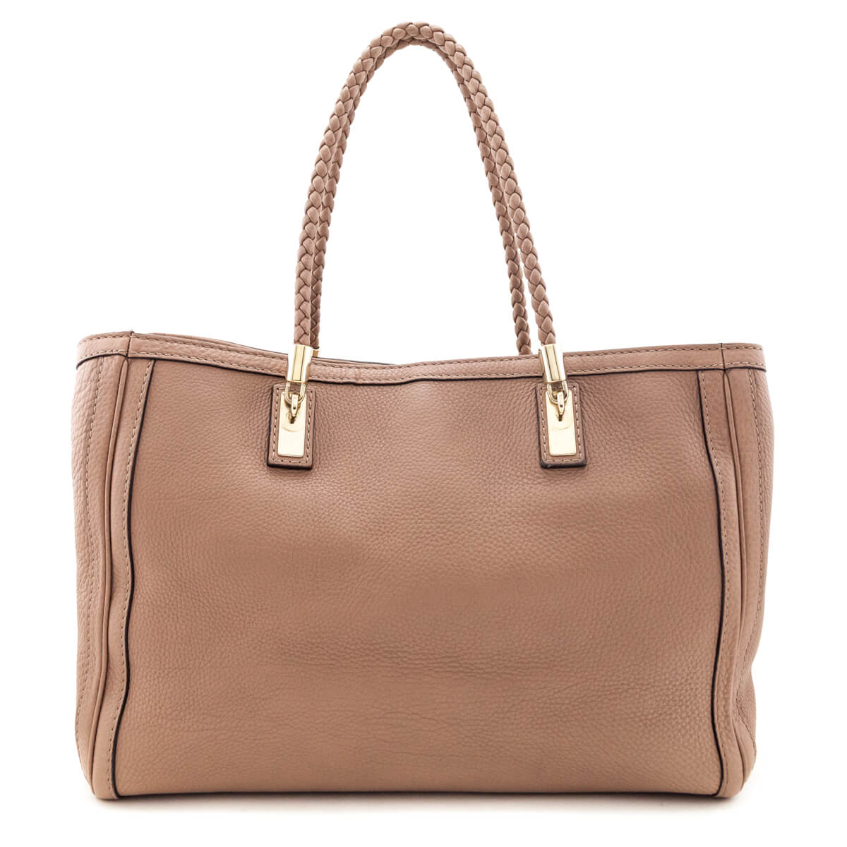 Gucci Rose Beige Pebbled Calfskin Medium Bella Tote