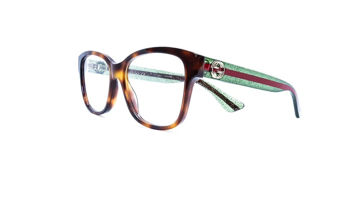 Gucci SQUARE Sunglasses Gg0038On Eyeglasses