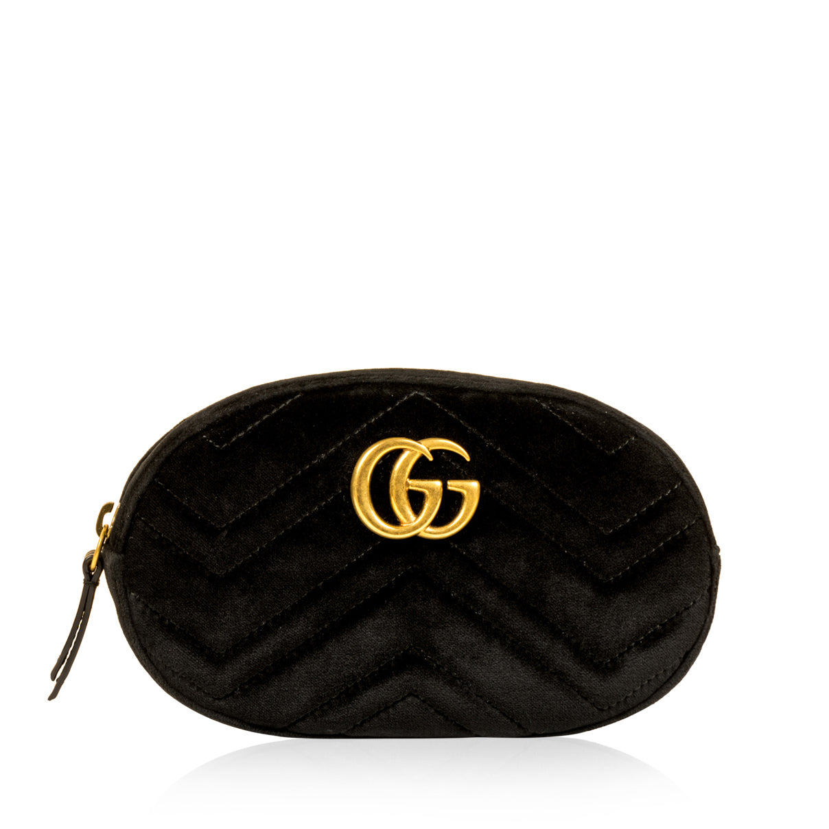 Gucci Marmont Belt Bag Velvet Black Accessory