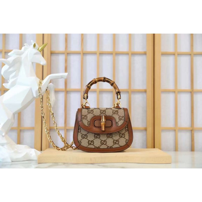 Gucci Bamboo Handle Bag Travel Bag Bag Bg02264