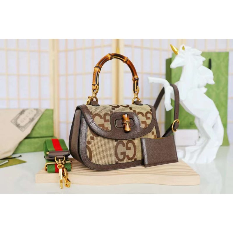 Gucci Bamboo Handle Bag Travel Bag Bag Bg02268