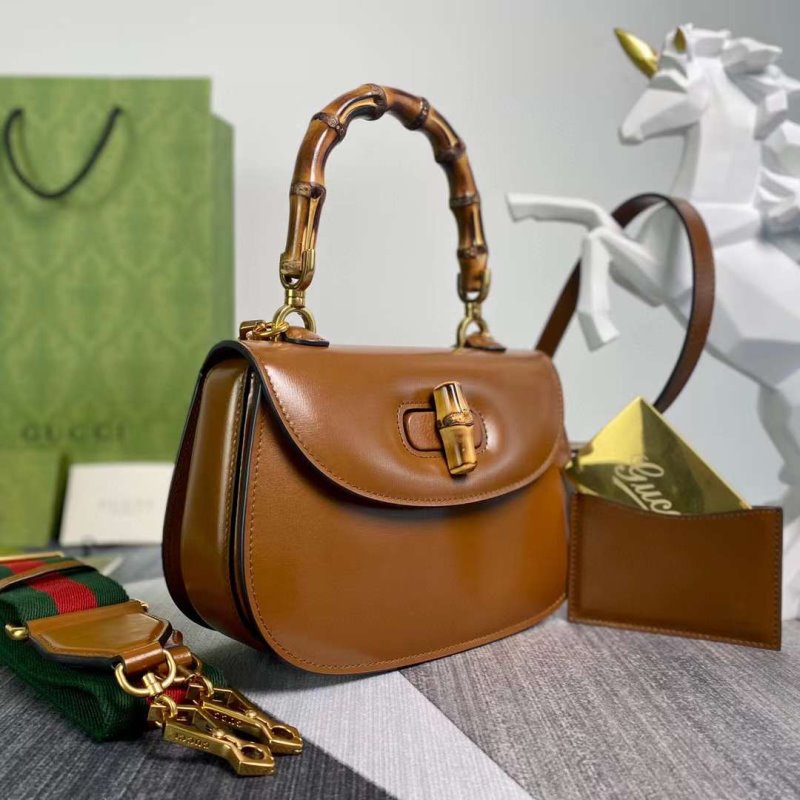 Gucci Bamboo Handle Bag Travel Bag Bag Bg02269