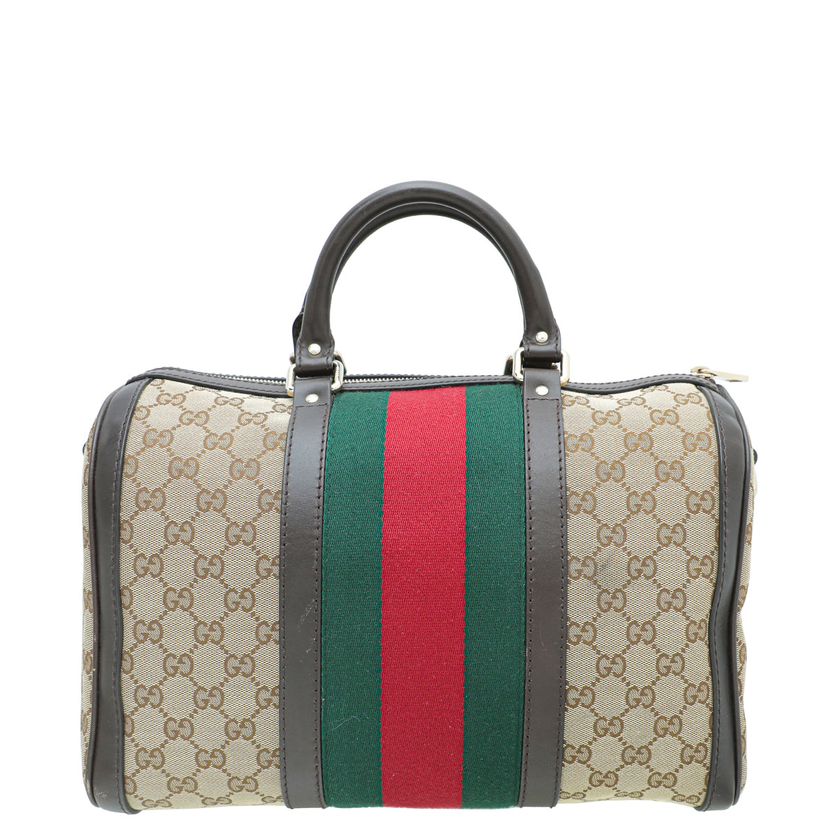 Gucci Tricolor GG Web Joy Boston Medium Bag