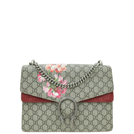 Gucci Bicolor GG Supreme Dionysus Blooms Medium Bag