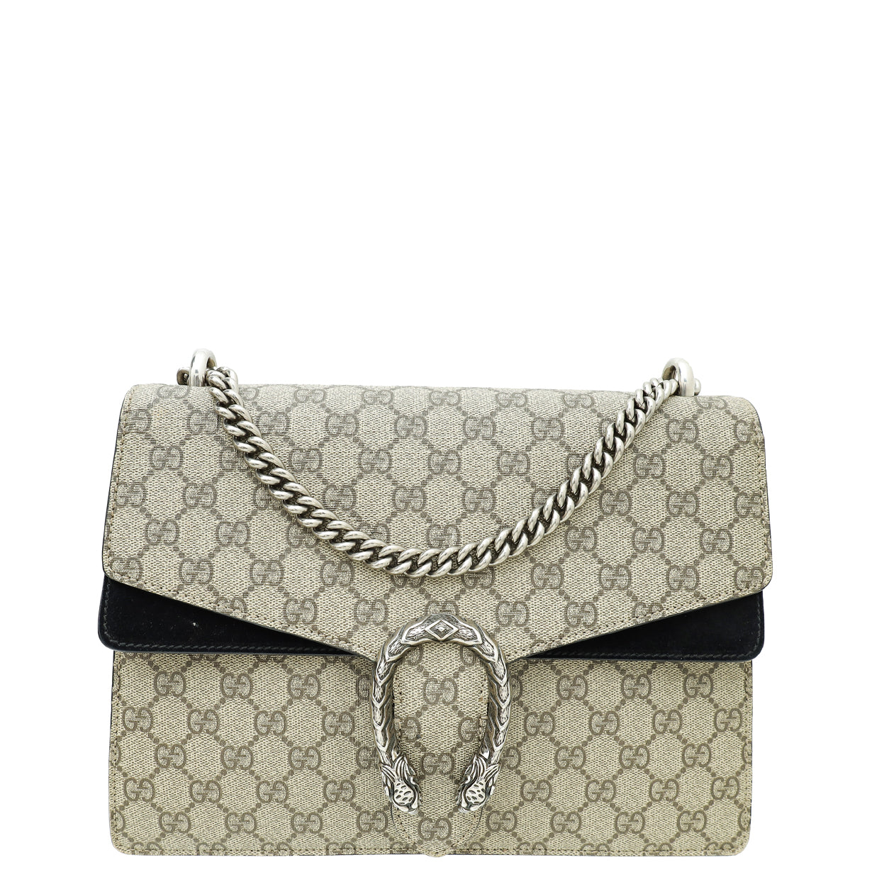 Gucci Bicolor GG Supreme Dionysus Medium Shoulder Bag