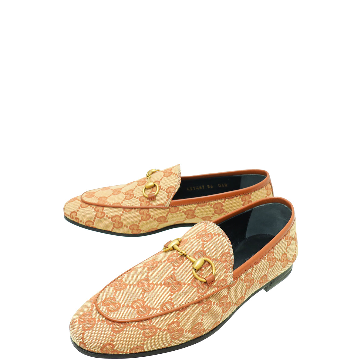 Gucci Bicolor GG Jord n Loafer 36