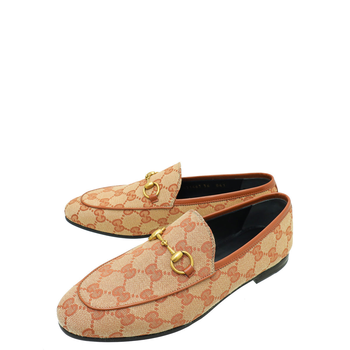 Gucci Ebony GG Jord n Loafer 36