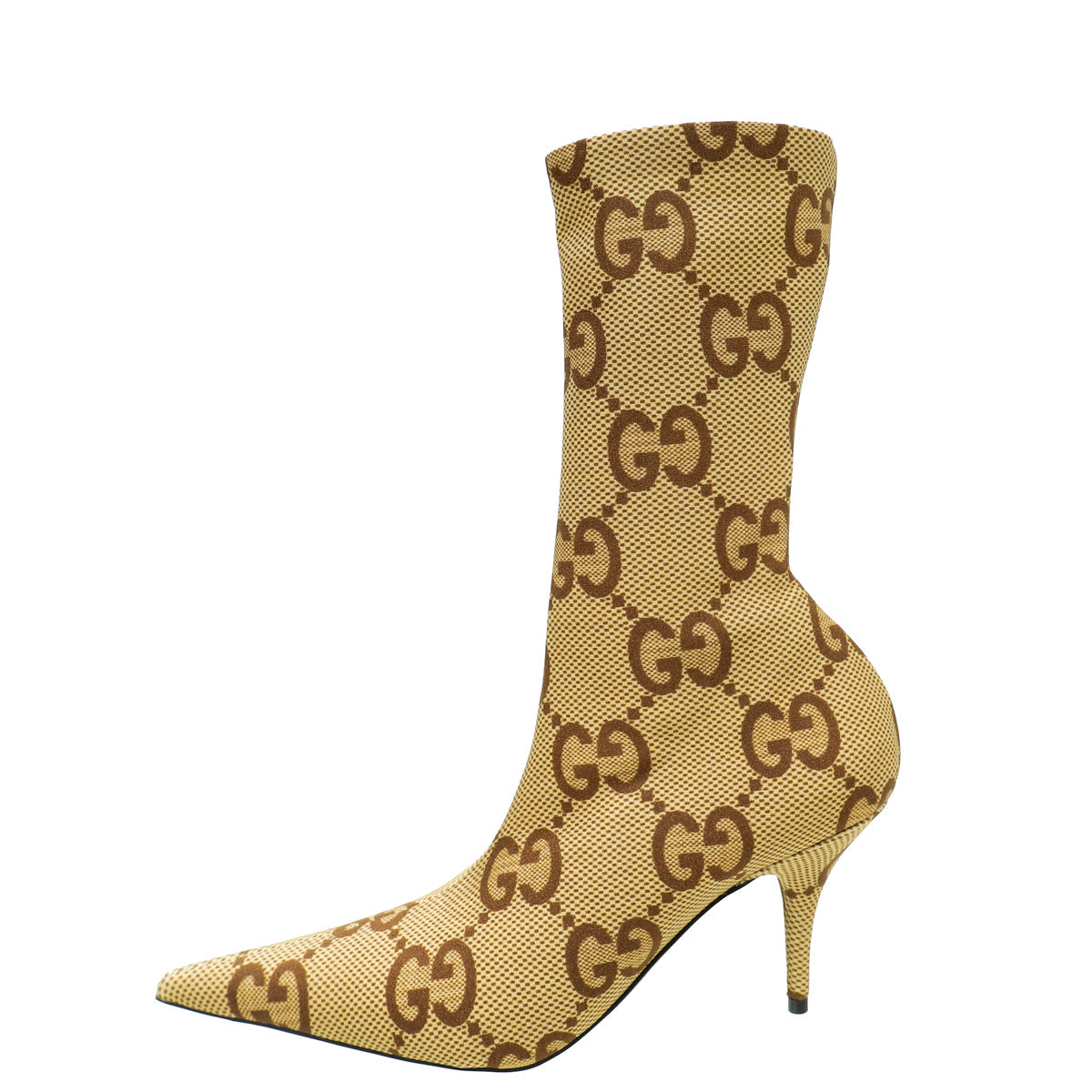 Gucci Ebony GG The Hacker Project Knife Ankle Boot 37.5