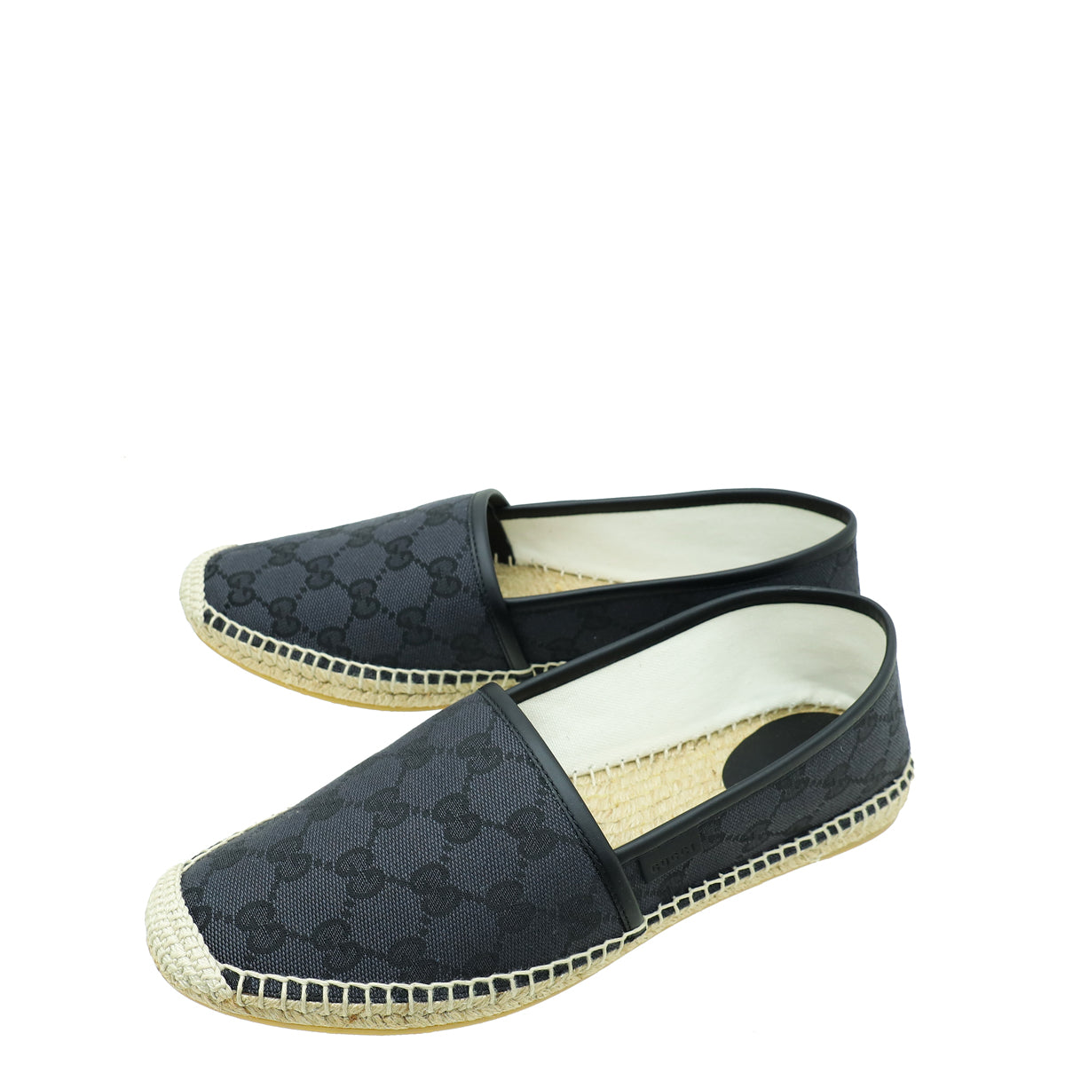 Gucci Black GG Espadrille 39