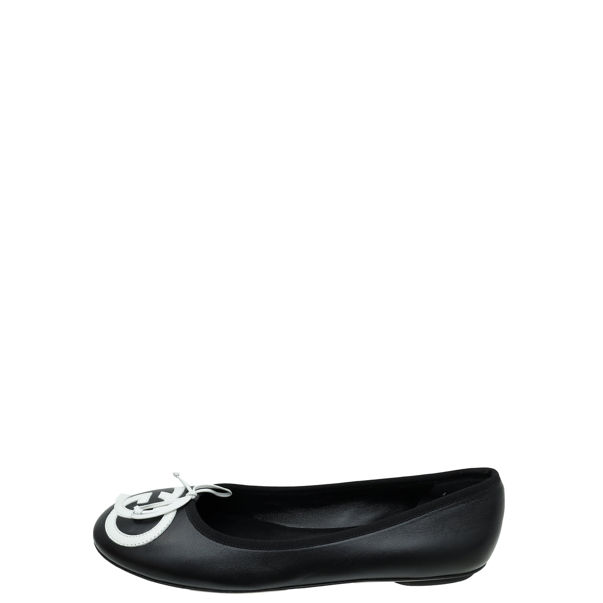 Gucci Bicolor GG Interlocking Flat Ballerina 38.5