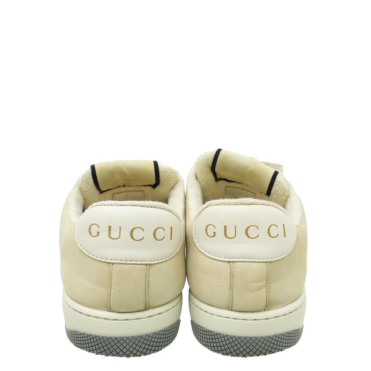 Gucci Ivory Screener GG Trainer Sneaker 38