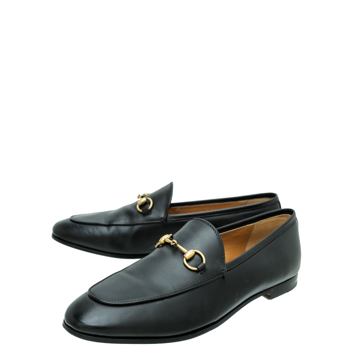 Gucci Black Jord n Horsebit Loafer 39
