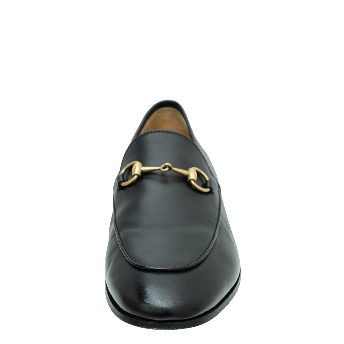 Gucci Black Jord n Horsebit Loafer 39