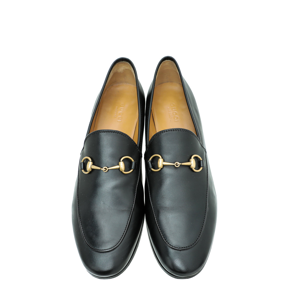 Gucci Black Jord n Horsebit Loafer 39
