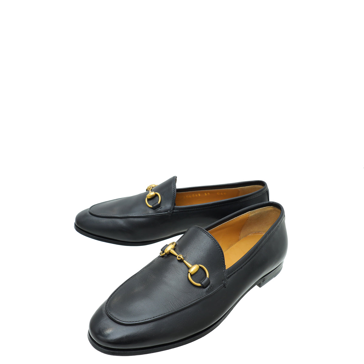 Gucci Black Jord n Horsebit Loafer 35
