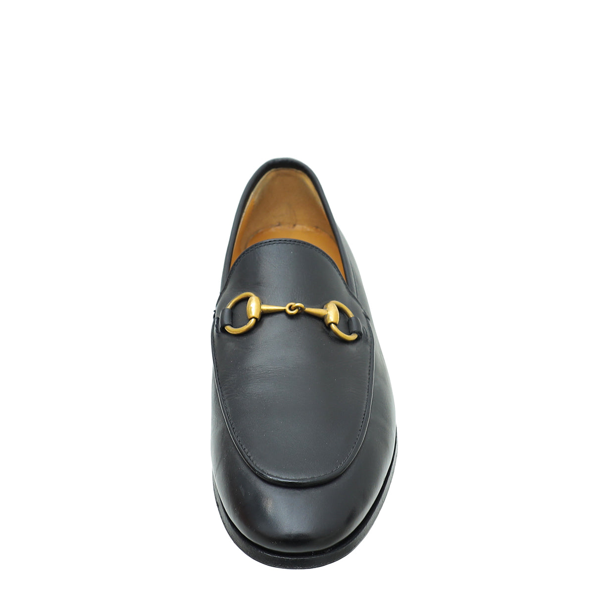 Gucci Black Jord n Horsebit Loafer 35