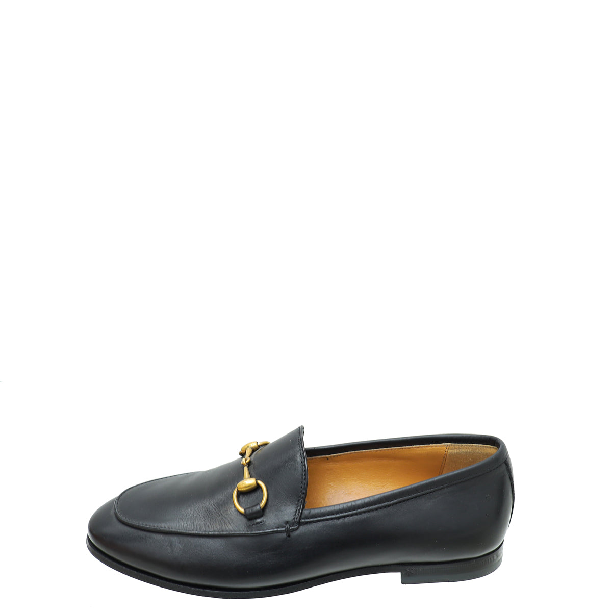 Gucci Black Jord n Horsebit Loafer 35