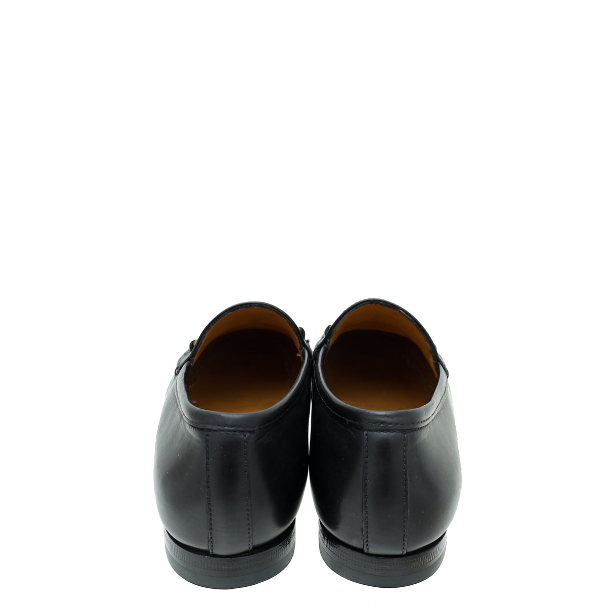 Gucci Black Jord n Horsebit Loafer 35
