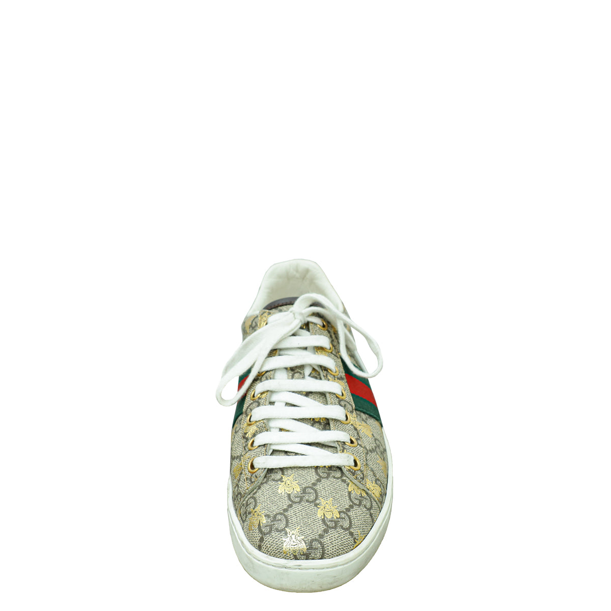 Gucci Multicolor GG Supreme Bee Print Ace Sneaker 37.5