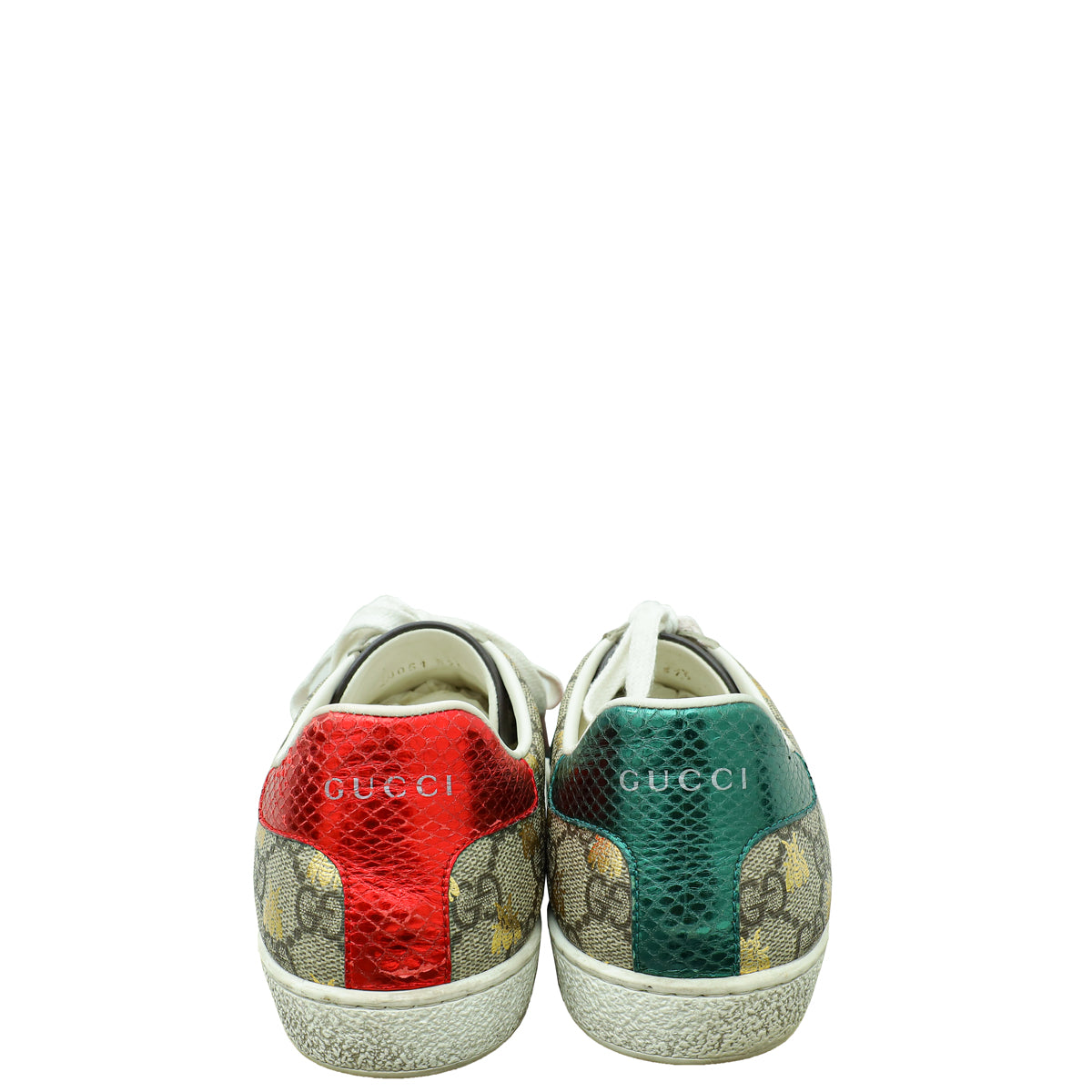 Gucci Multicolor GG Supreme Bee Print Ace Sneaker 37.5