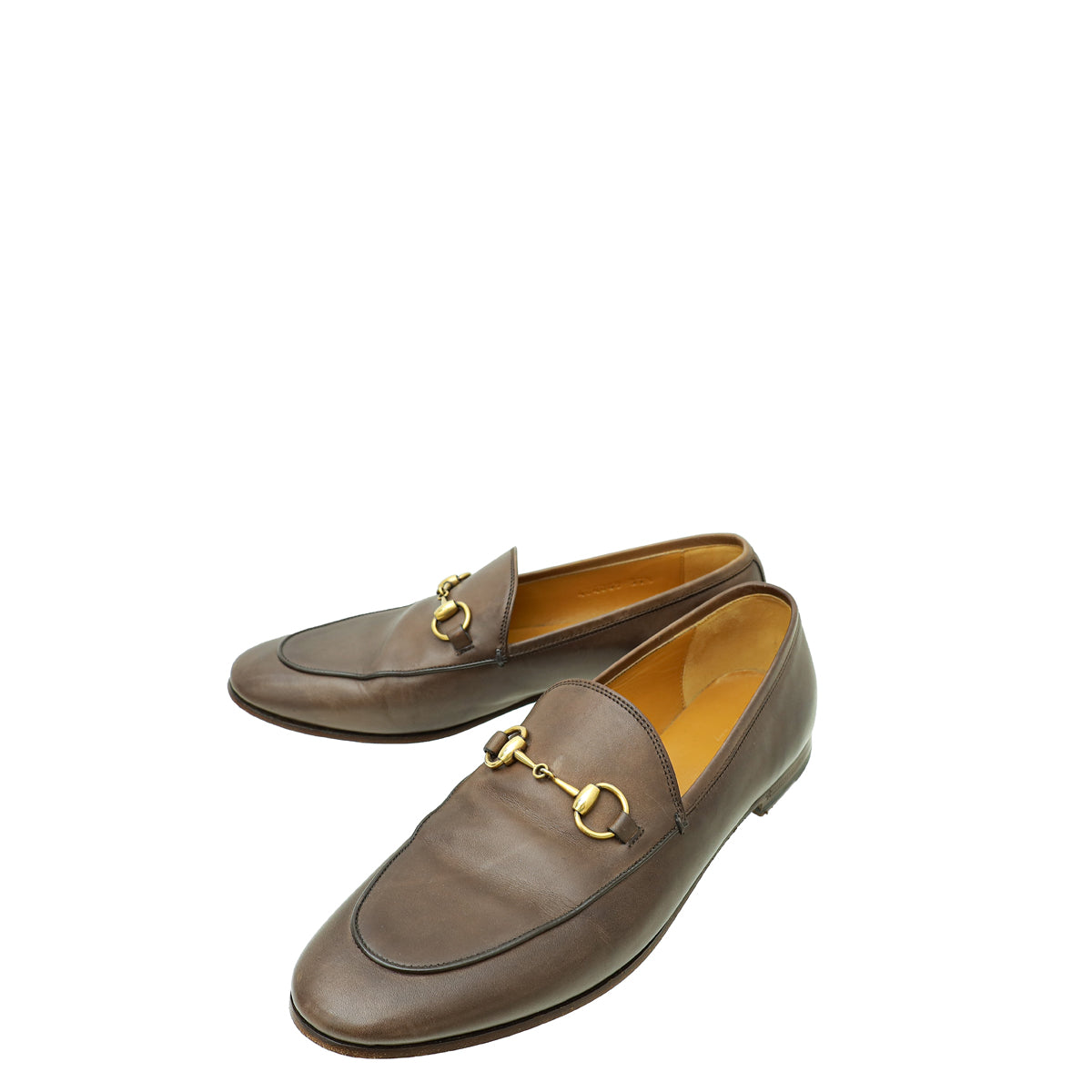 Gucci Brown Horsebit Jord n Loafer 37.5