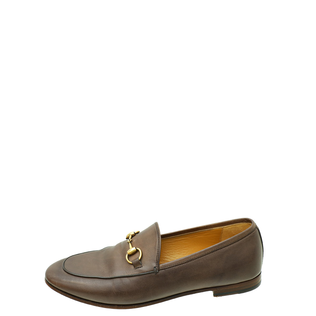 Gucci Brown Horsebit Jord n Loafer 37.5