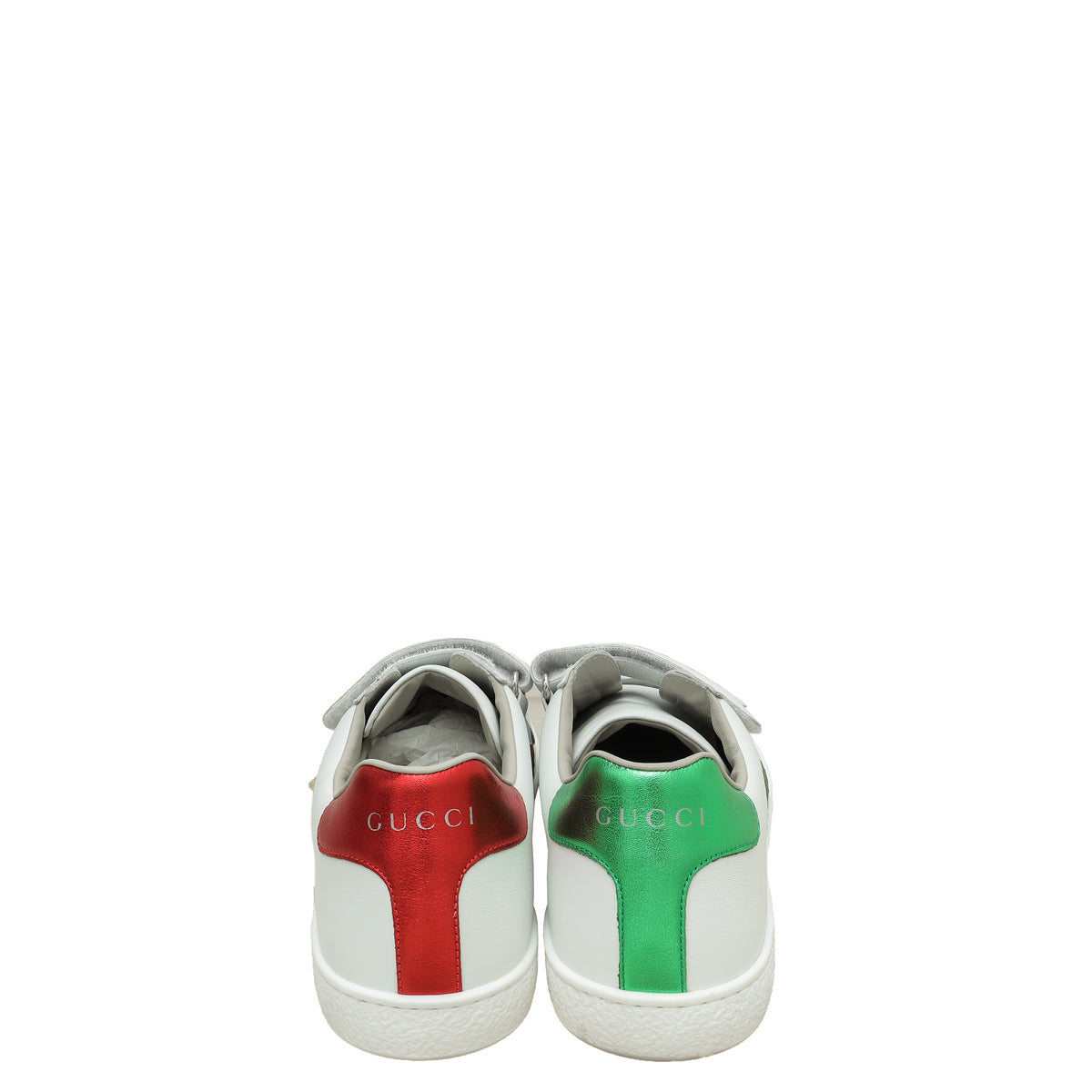 Gucci Tricolor Ace Velcro Sneakers 38