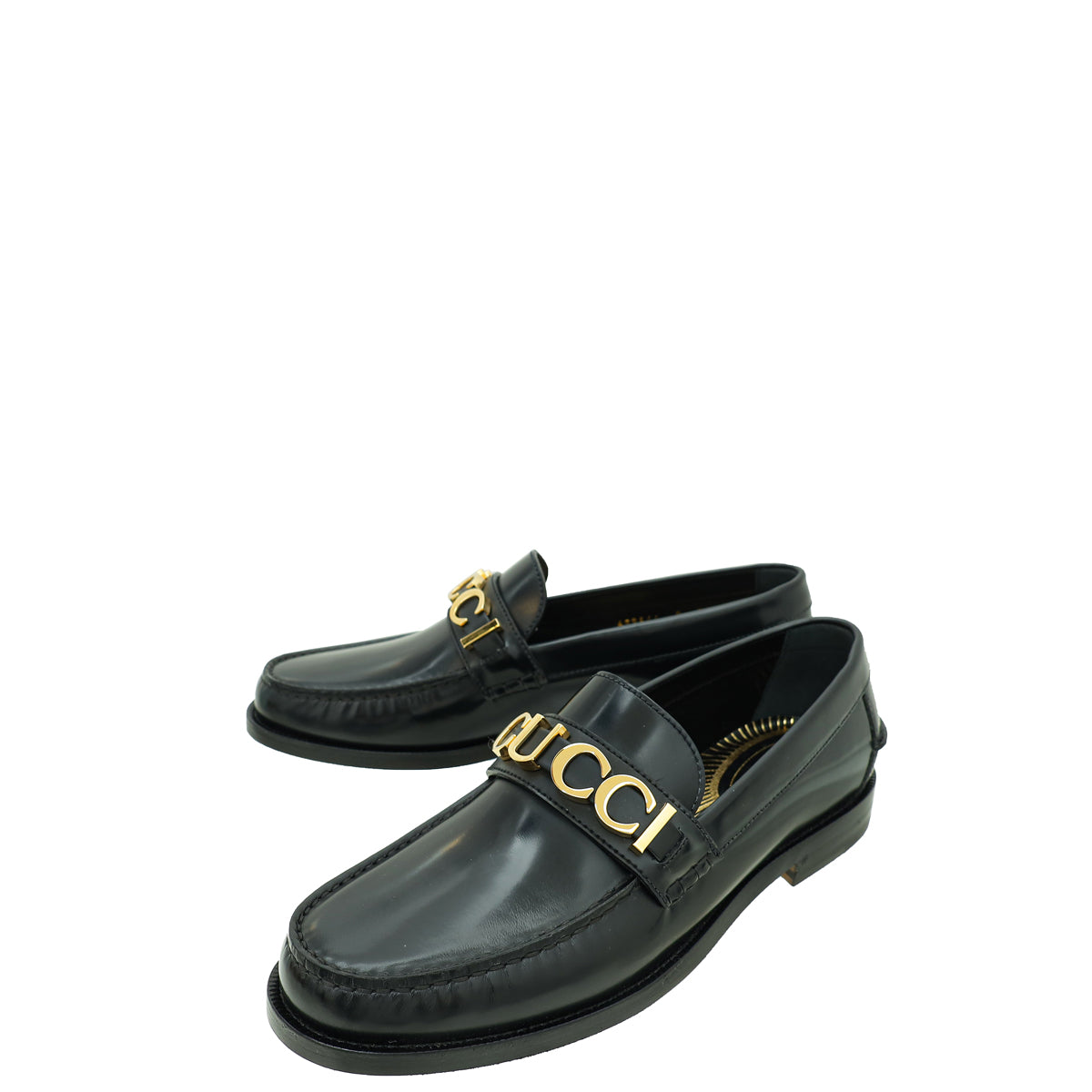 Gucci Black Logo Loafer 8