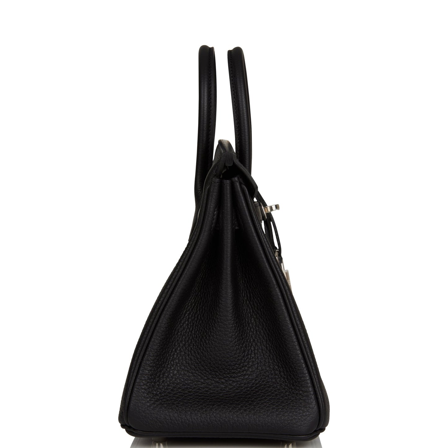 Hermes Birkin Togo Palladium Hardware Handbag Black Travel Bag 40