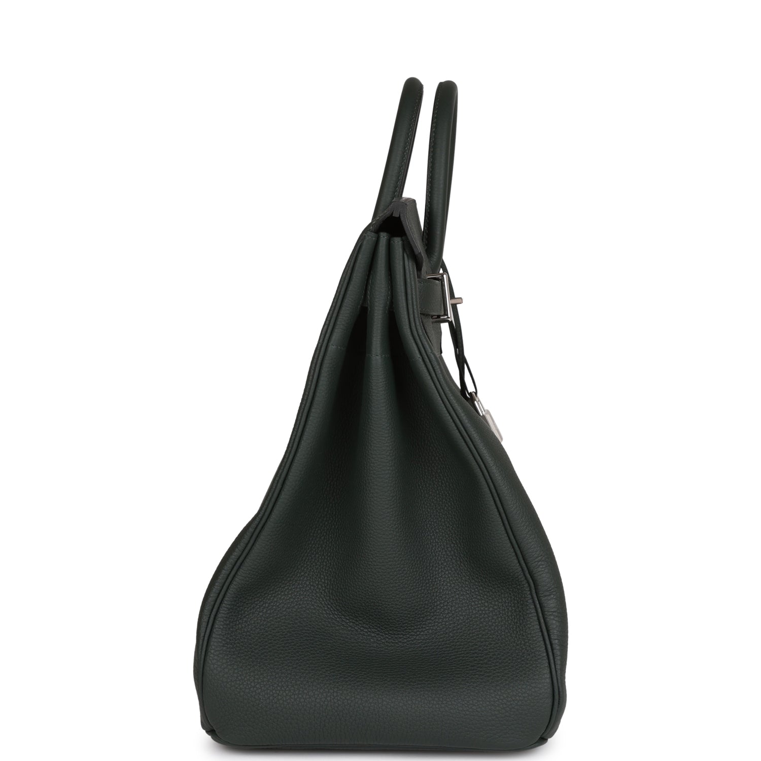 Hermes Hac Birkin Vert Fonce Togo Palladium Hardware Travel Travel Bag