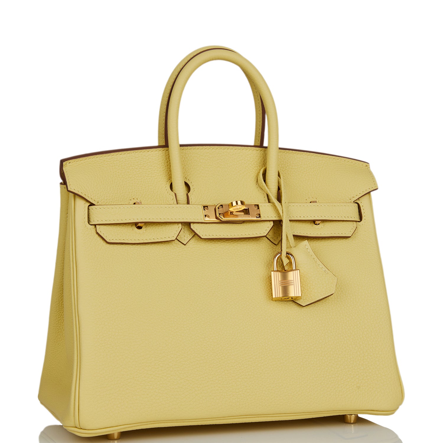 Hermes Birkin Jaune Poussin Togo Hardware Handbag Gold Travel Bag Hardware 1