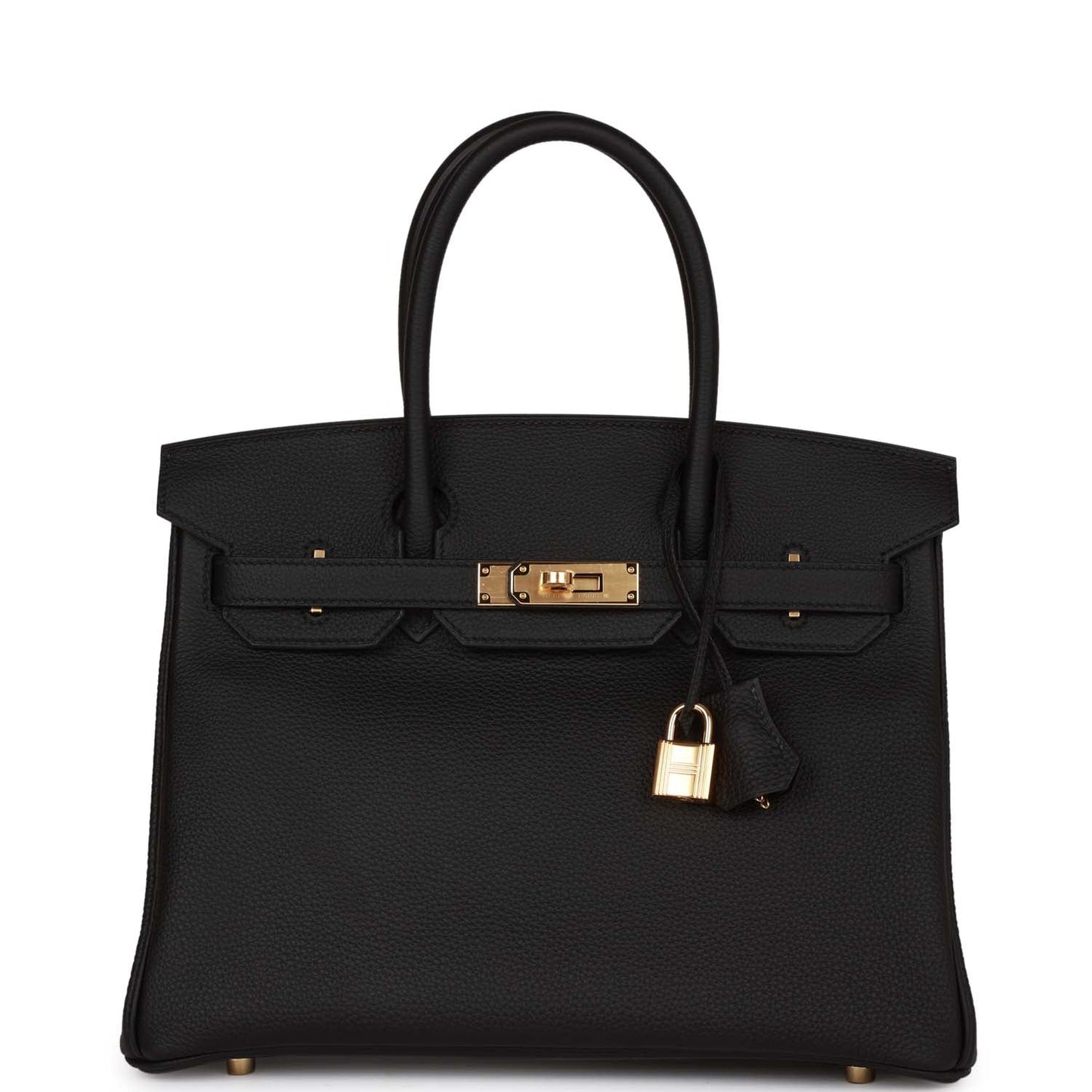 Hermes Birkin Togo Hardware Handbag Black Gold Travel Bag Hardware 17