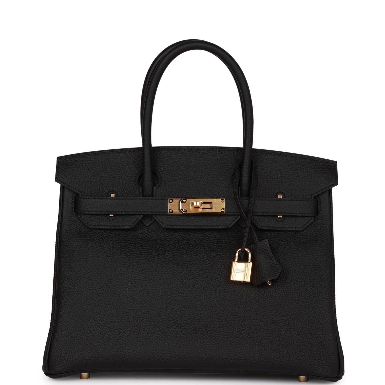 Hermes Birkin Togo Hardware Handbag Black Gold Travel Bag Hardware 17