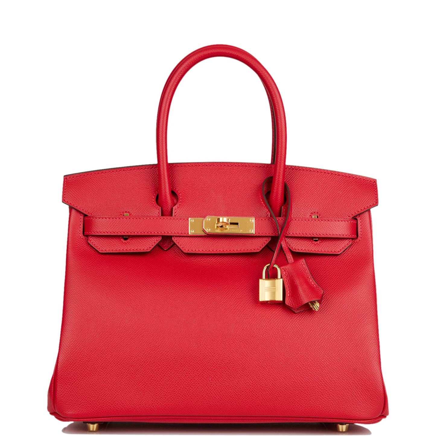 Hermes Birkin Rouge Cas Ue Epsom Hardware Handbag Gold Travel Bag Hardware 2