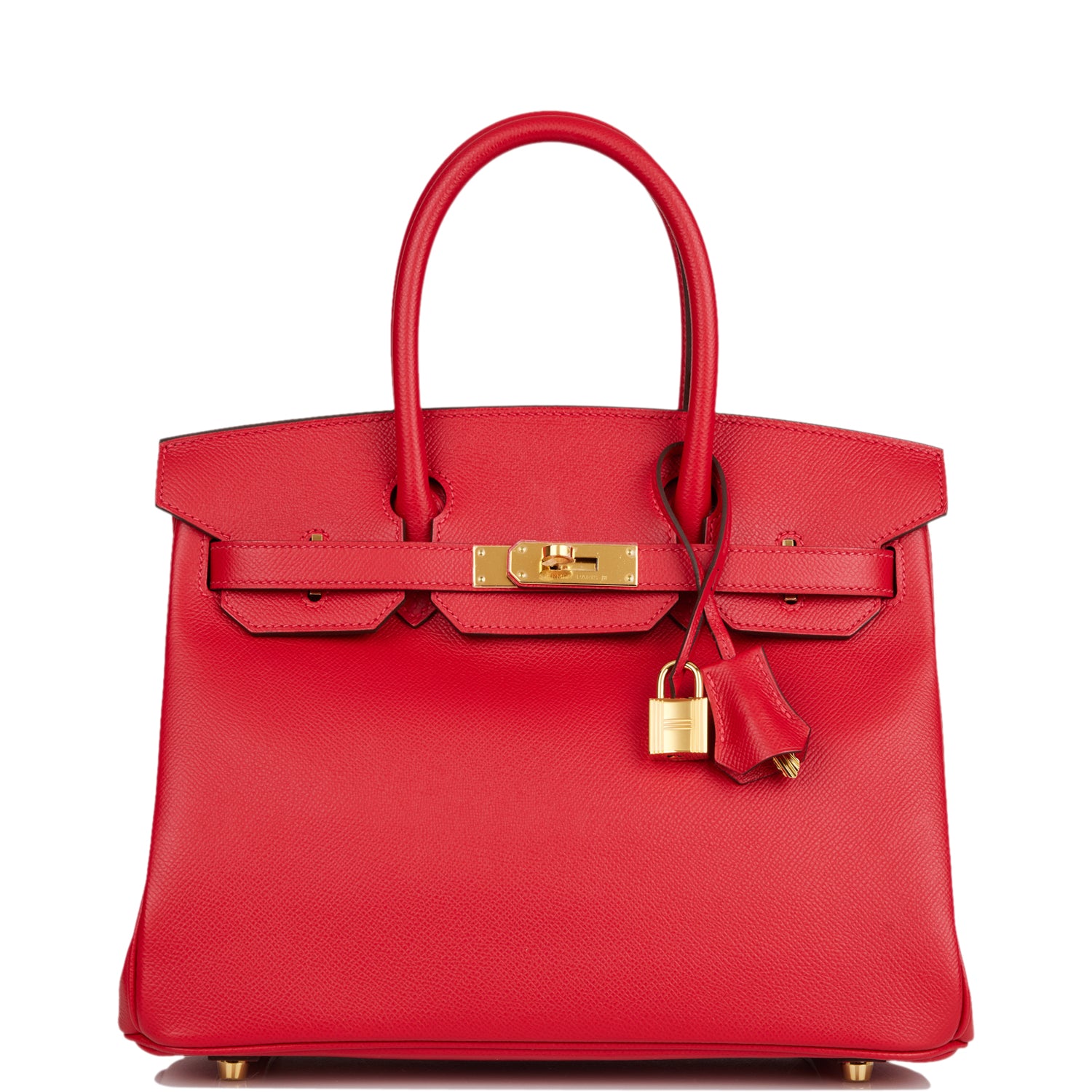 Hermes Birkin Rouge Cas Ue Epsom Hardware Handbag Gold Travel Bag Hardware 2
