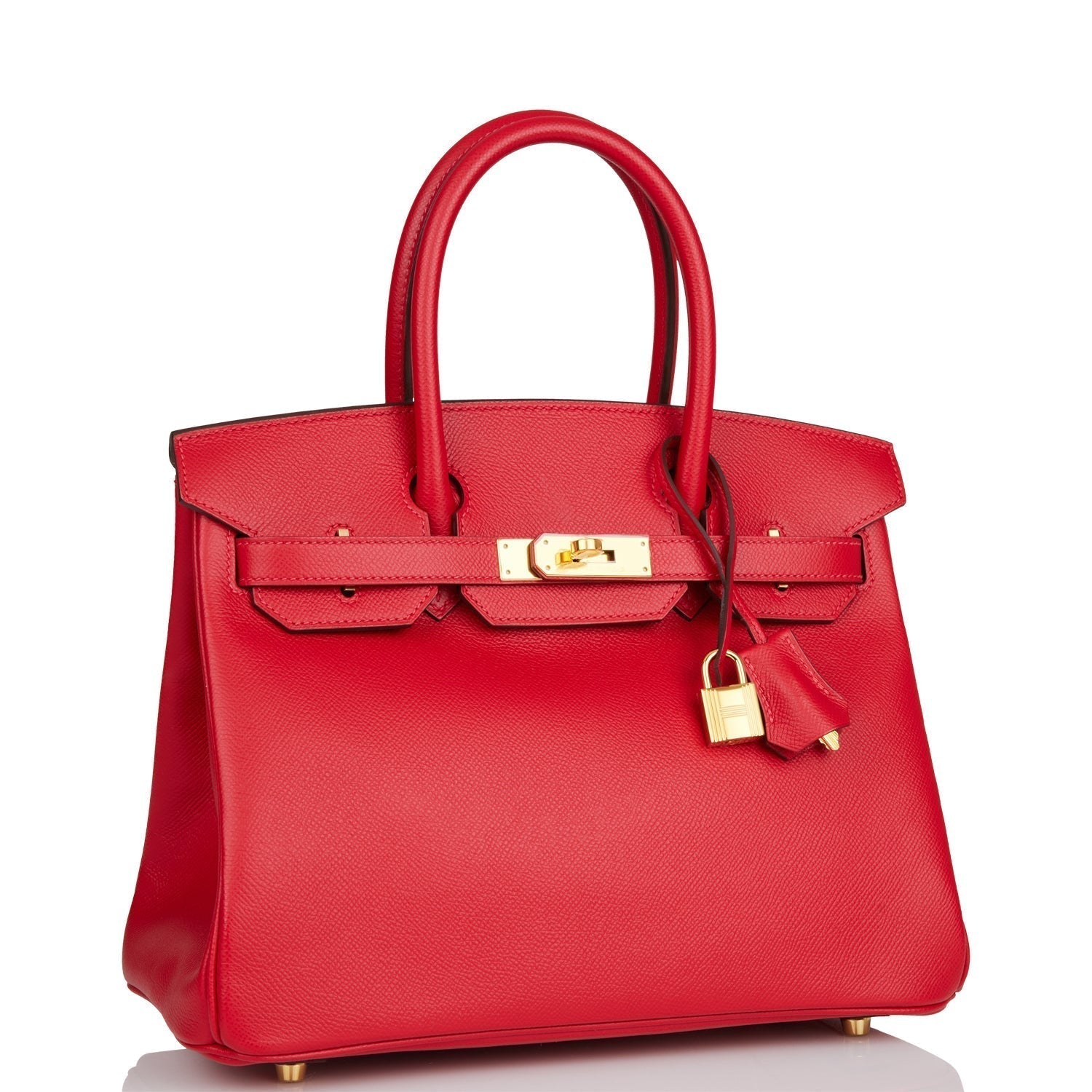 Hermes Birkin Rouge Cas Ue Epsom Hardware Handbag Gold Travel Bag Hardware 2