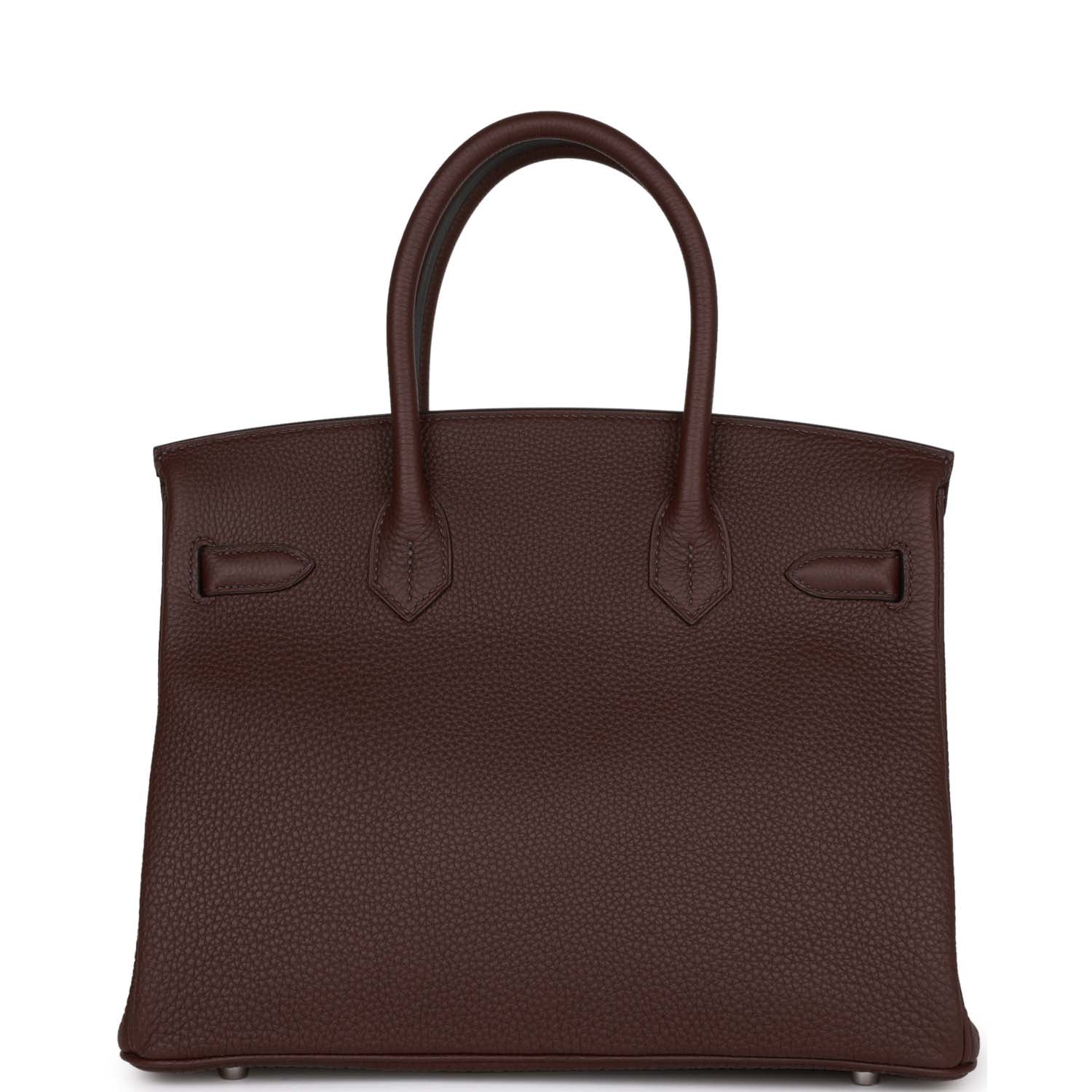 Hermes Birkin Rouge Sellier Togo Palladium Hardware Handbag Travel Bag