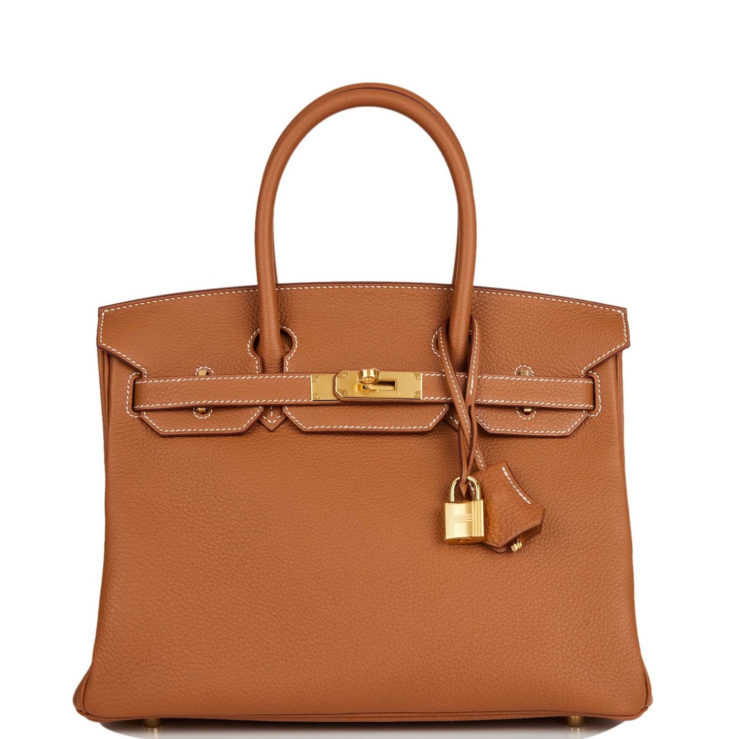 Hermes Birkin Togo Hardware Handbag Gold Travel Bag 38