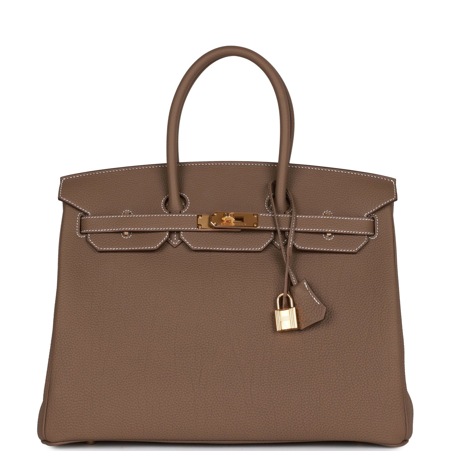 Hermes Birkin Etoupe Togo Hardware Handbag Gold Travel Bag Hardware 6
