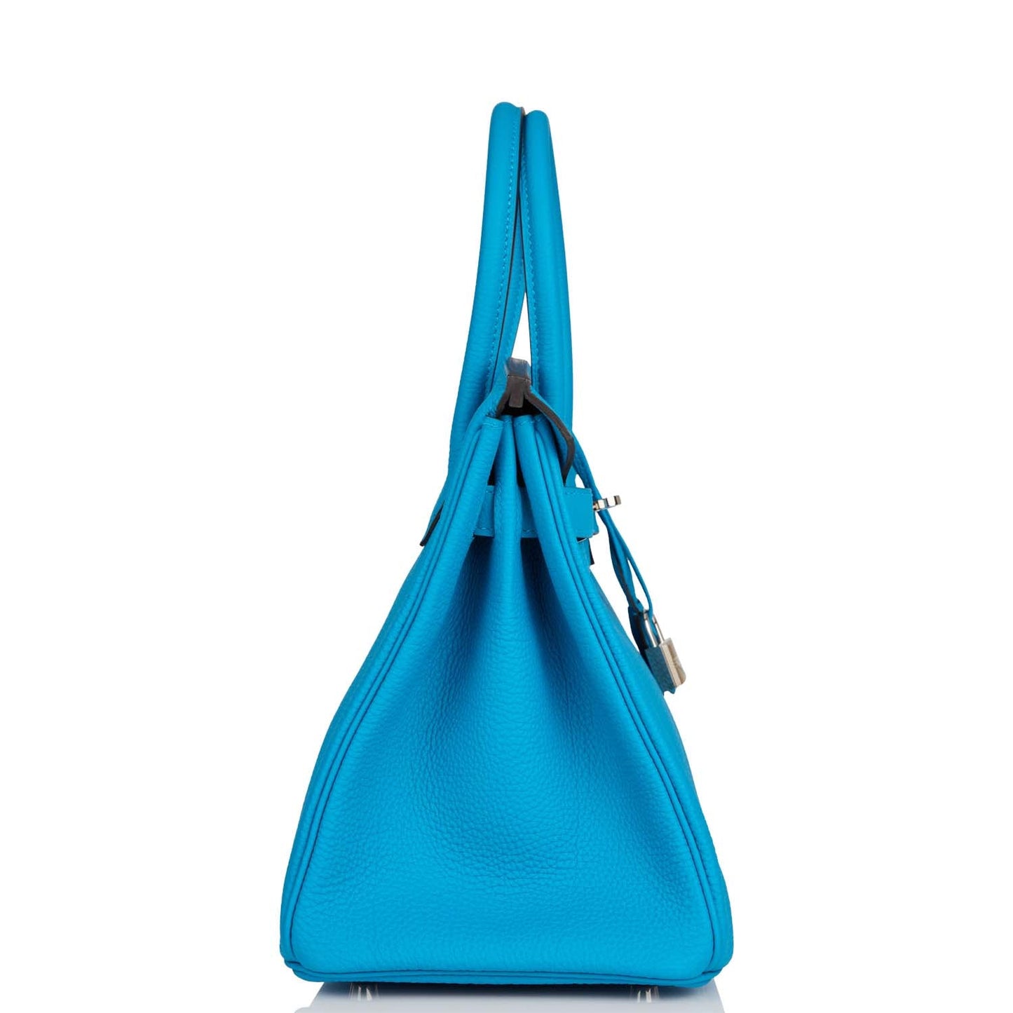 Hermes Birkin Bleu Zanzibar Togo Palladium Hardware Handbag Travel Bag
