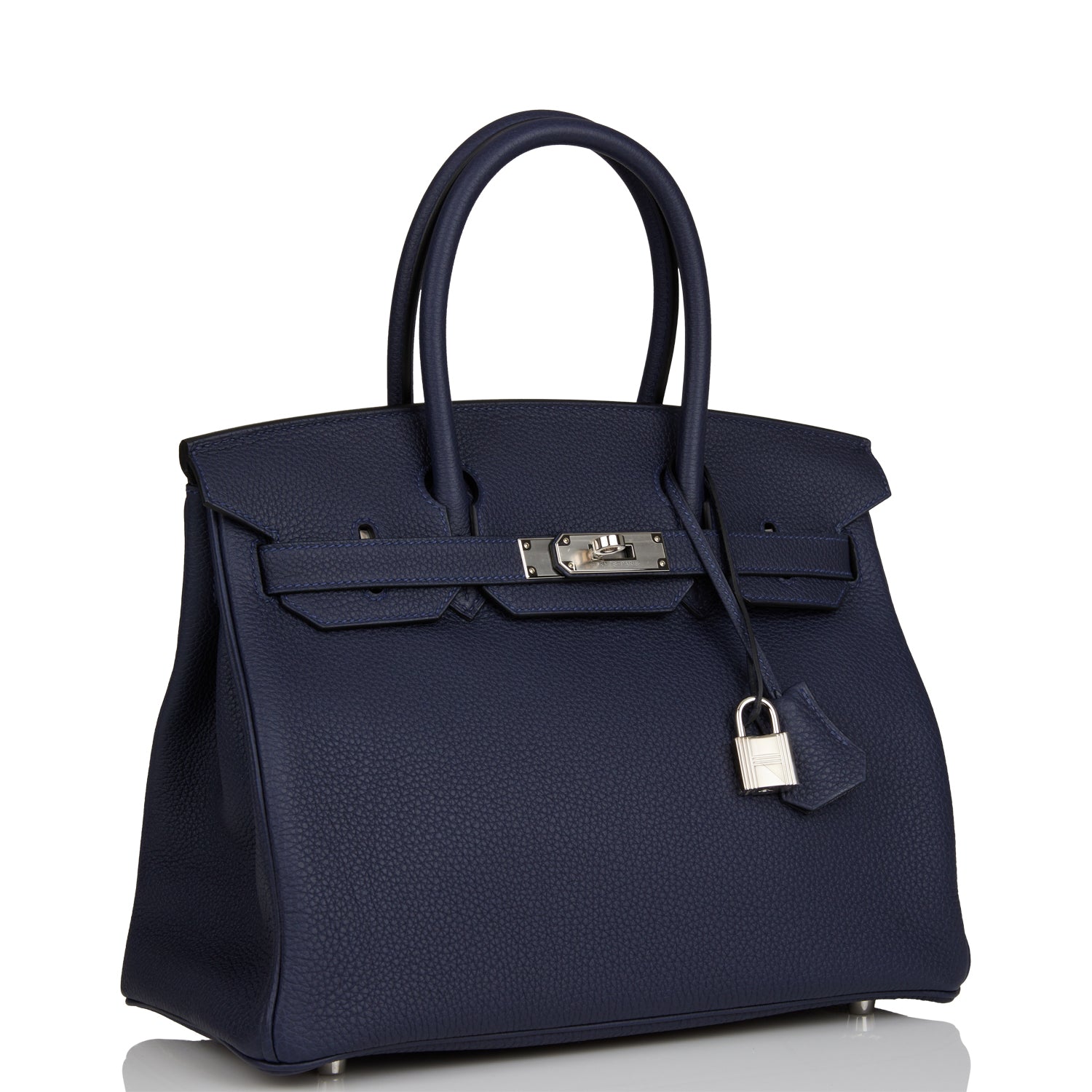 Hermes Birkin Bleu Nuit Togo Palladium Hardware Handbag Travel Bag Hardware 1