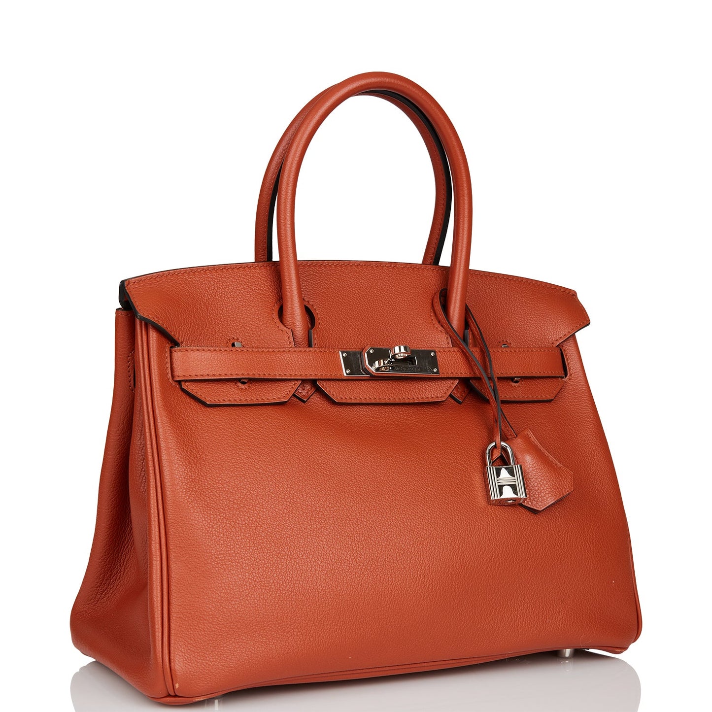 Hermes Birkin Cuivre Novillo Palladium Hardware Handbag Travel Bag