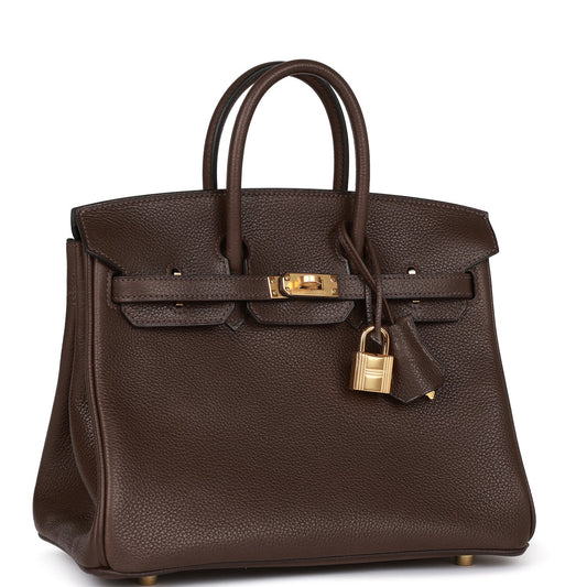 Hermes Birkin Ebene Barenia Faubourg Hardware Handbag Gold Travel Bag