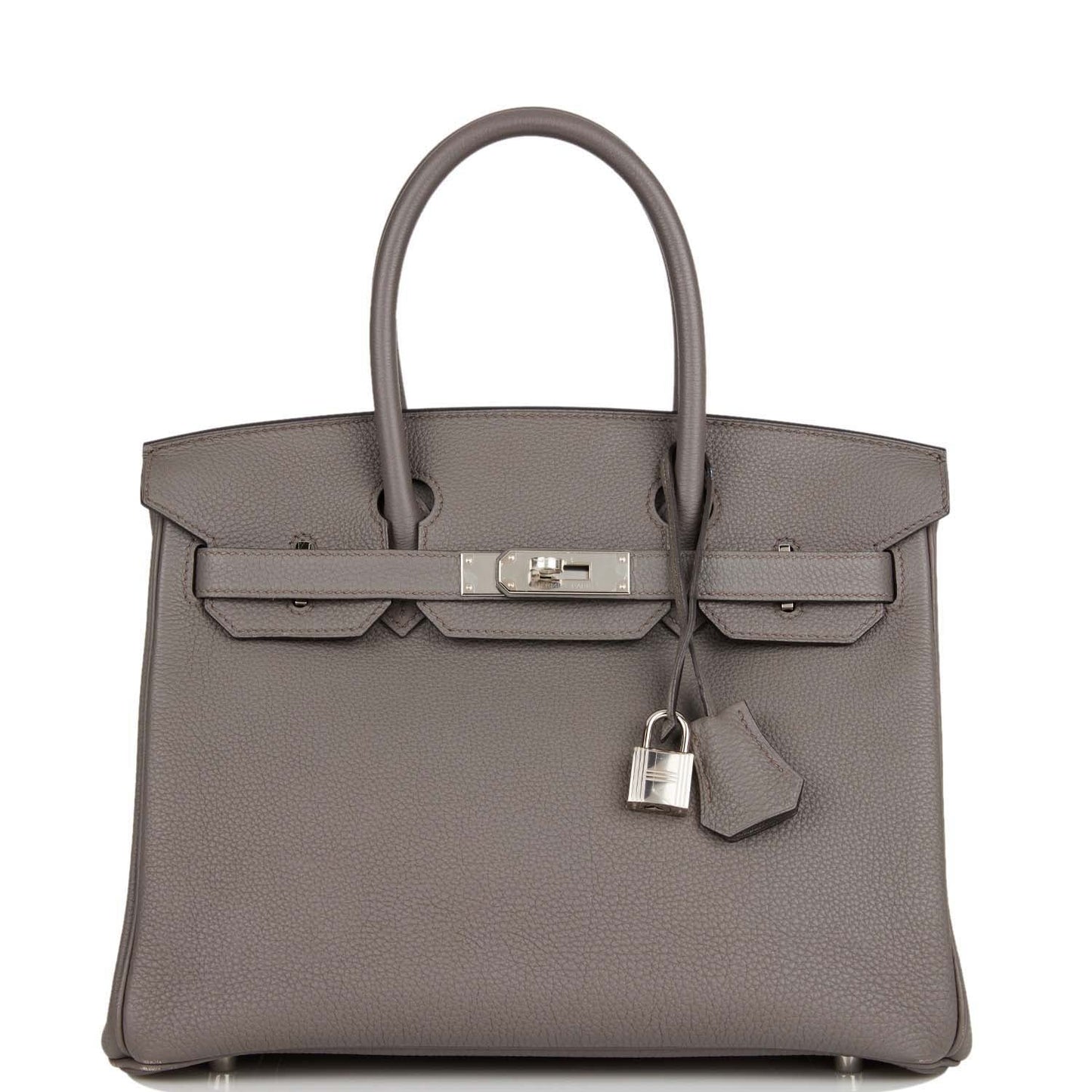 Hermes Birkin Etain Togo Palladium Hardware Handbag Travel Bag Palladium Hardware